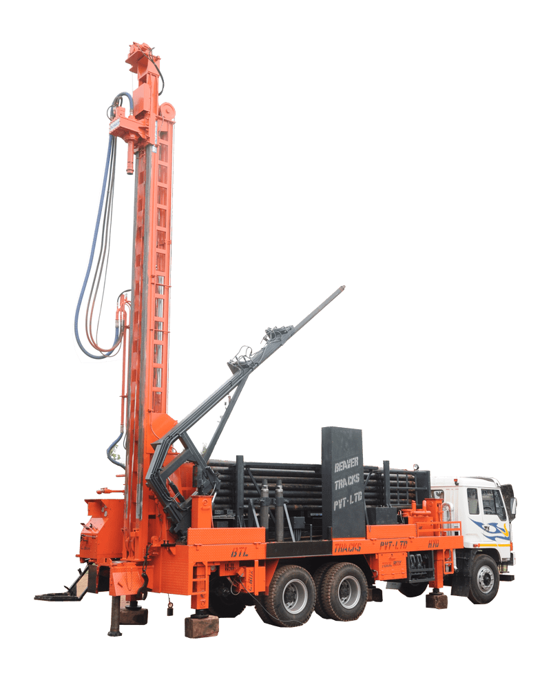 Automatic rod changer drilling rig